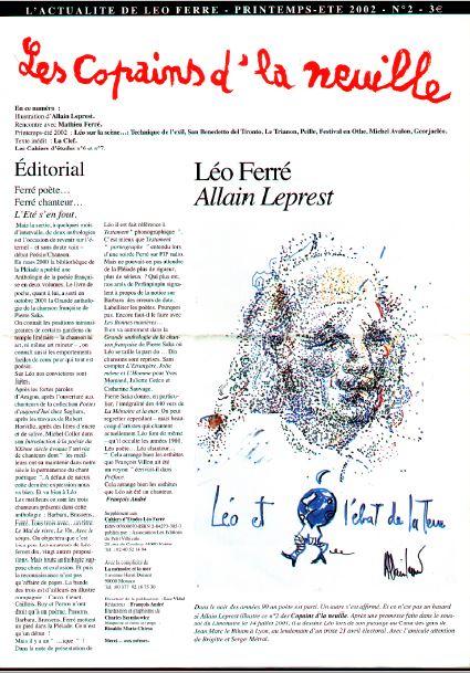 Vagabondages - Poésie 1 - spécial Léo Ferré  