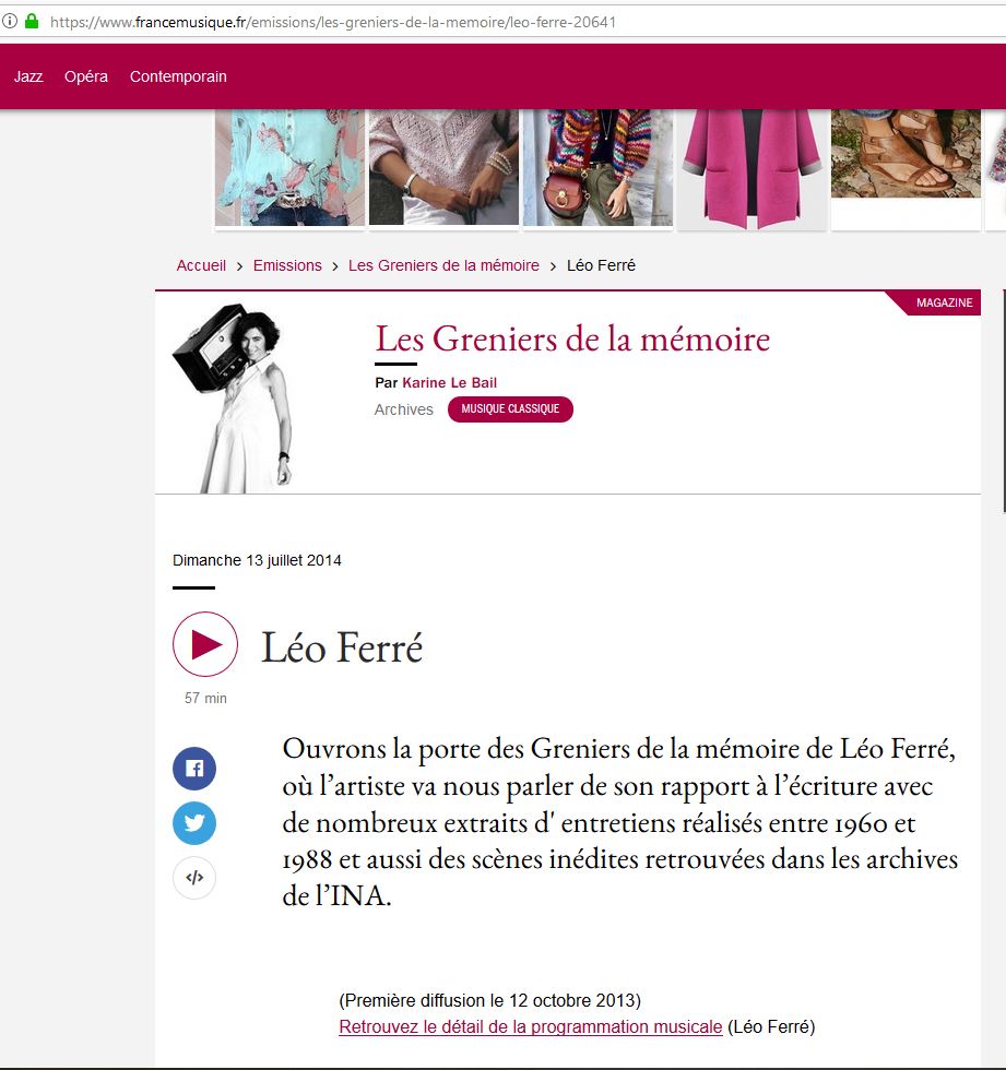 13/07/2014 Les Greniers De La Mémoire