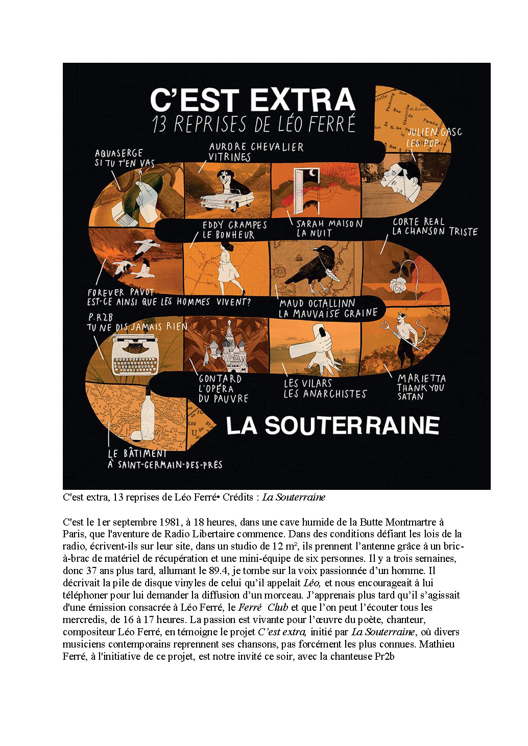 11/04/2018 France Culture Mathieu Ferré et Pr2b