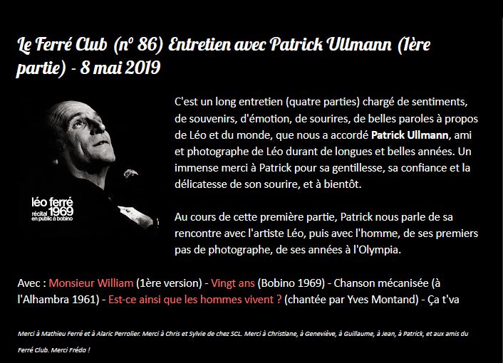  08/05/2019 Le Ferré Club Patrick Ullmann 1ère partie
