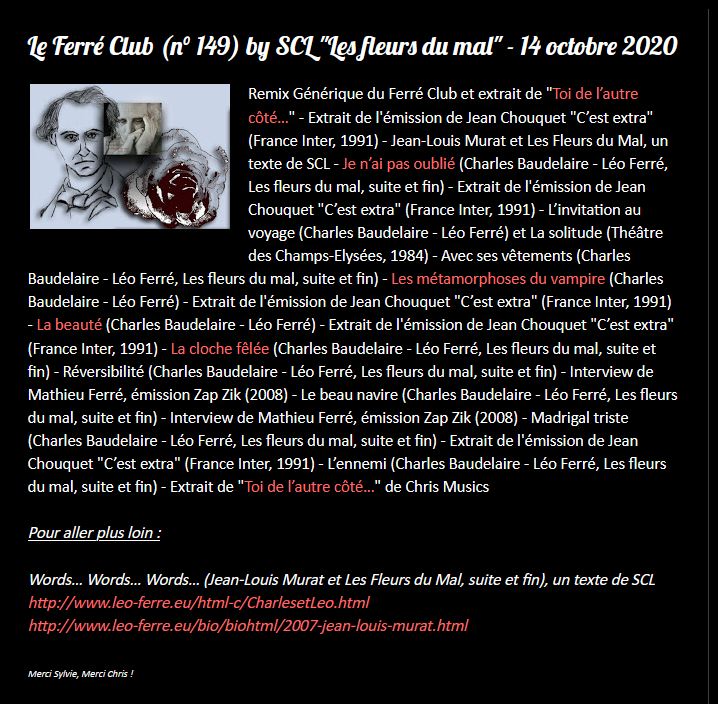 14/10/2020 Le Ferré Club Les fleurs du mal par SCL