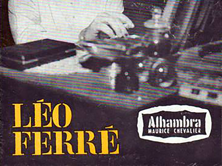 Programme de l'Alhambra Mars 1961