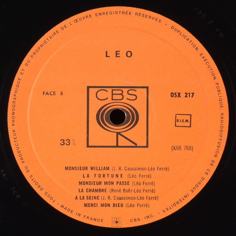 Léo Ferré - Barclay 80 357