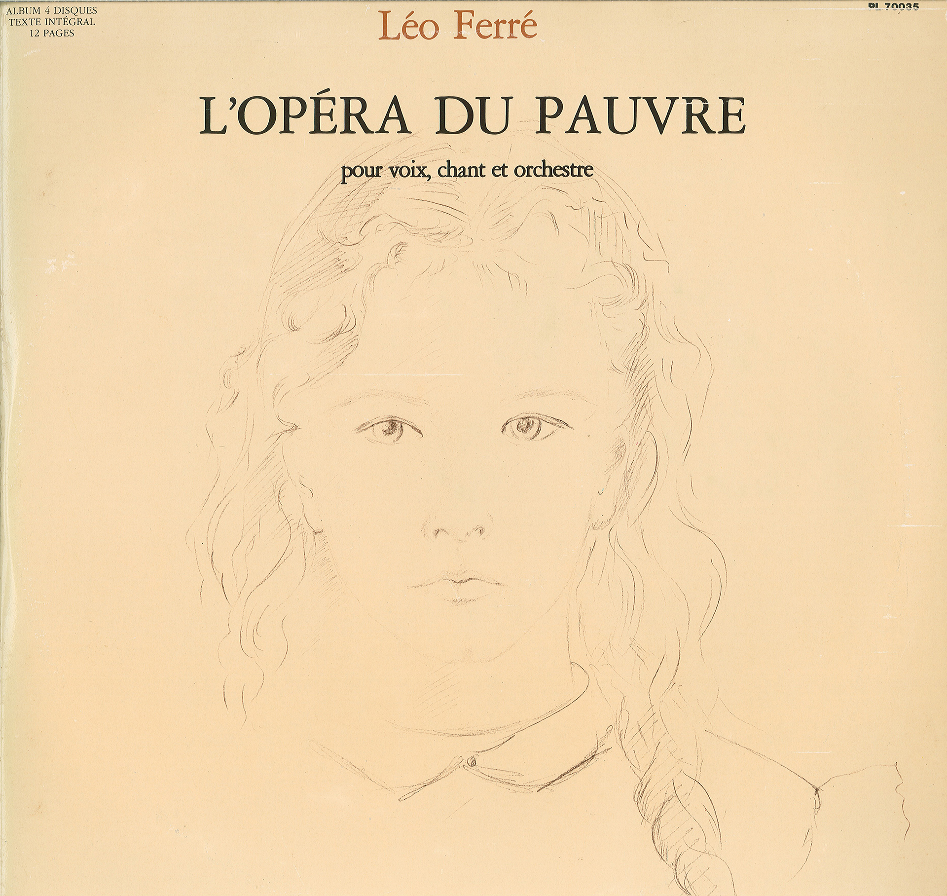 Léo Ferré - Album L'opéra du pauvre