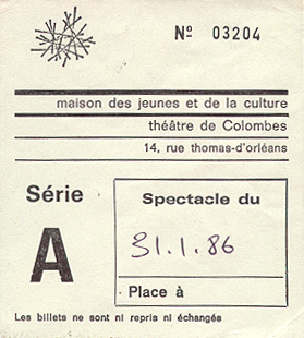 Léo Ferré - Colombes 30/01/1986