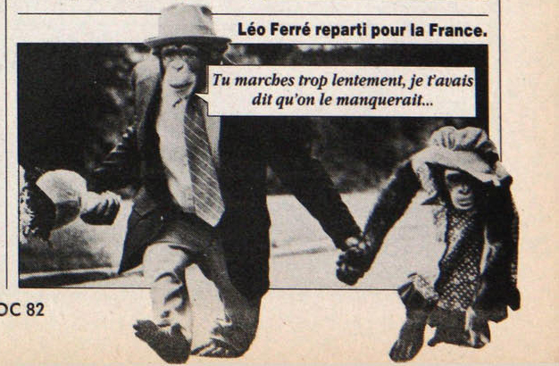 Léo Ferré - Croc, 1986, mai