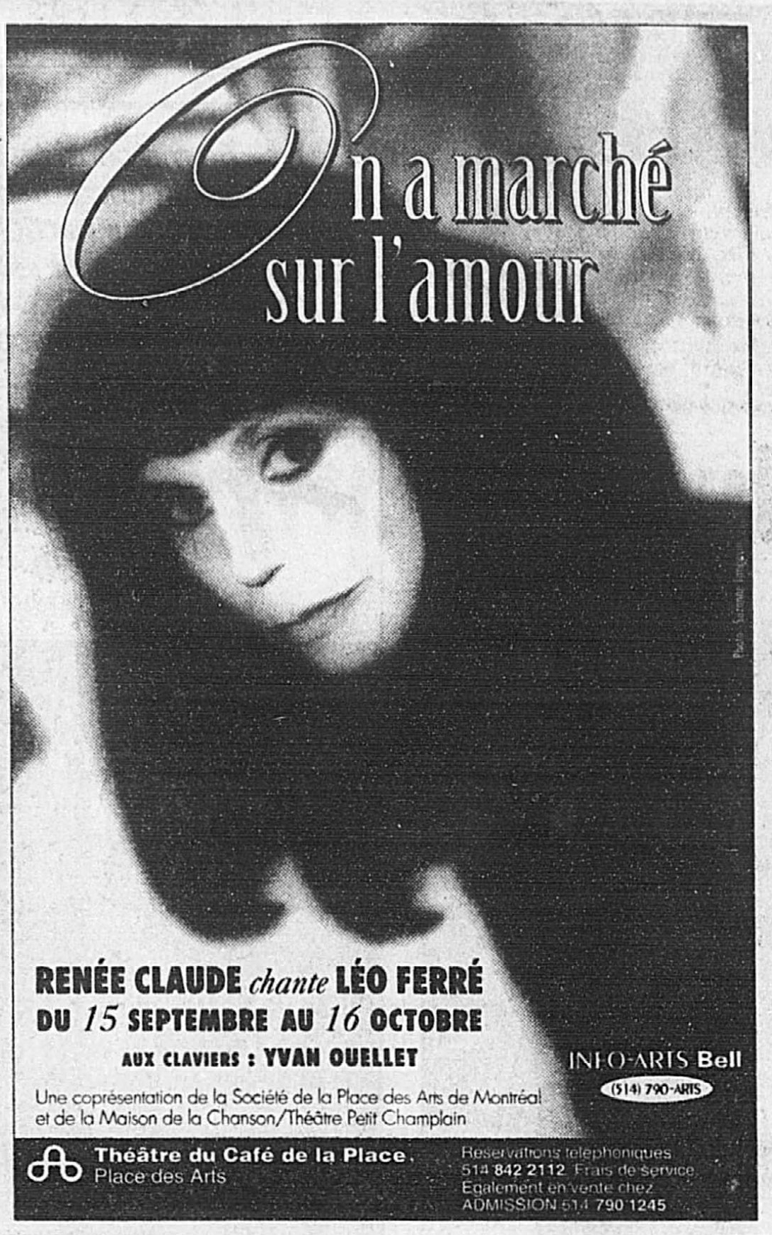 Léo Ferré - La Presse, 28 août 1993, D. Arts et cinéma